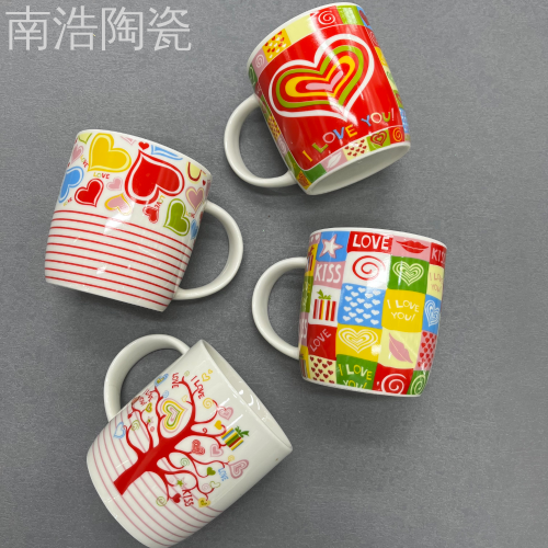 Ceramic Cup Christmas Cup Ceramic Mug Water Cup Coffee Cup Cup Foreign Trade Wholesale Gift Cup