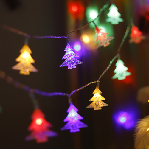 new led christmas tree light string christmas day light flashing string light ins girl heart photo props