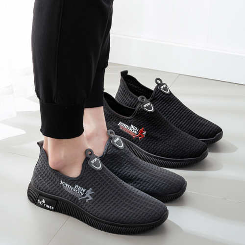 foreign trade old beijing slip-on cloth shoes men‘s shoes spring new casual shoes middle-aged and elderly dad shoes walking shoes