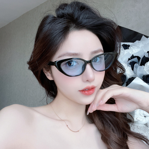 new trendy street shot round face big face slimming sunglasses women uv protection men‘s glasses 5344