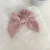 Candy Color Bow Hair Rope Sweet All-Matching Satin Hair Band Large Intestine Ring Head Rope Girls' Hair Accessories Japan and South Korea Head Accessories