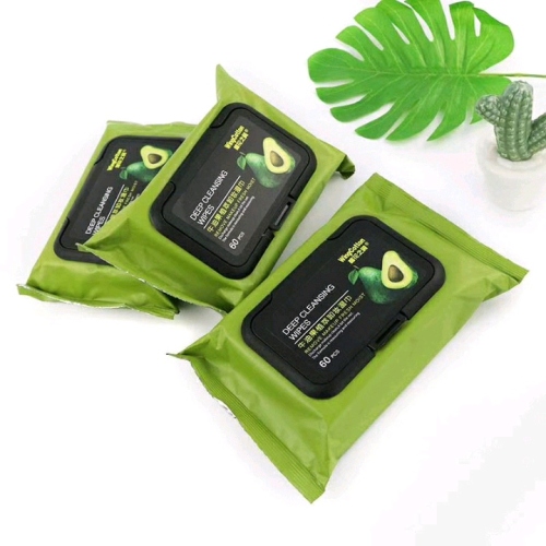 cotton flower wings avocado plant extract makeup remover wipes eye makeup lip makeup facedeep cleaning gentle and convenient