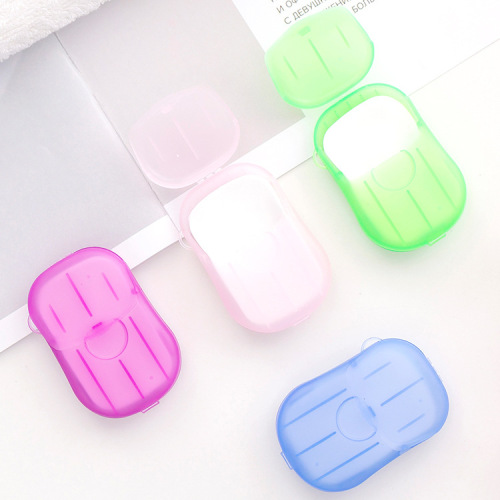 disposable soap slice boxed soap sheet portable travel & outdoor hand washing tablets small soap flake mini soap flakes