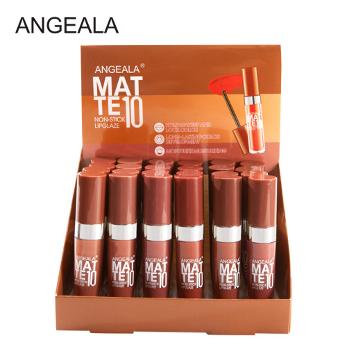 angela angela lip glaze display box matte film non-stick cup cross-border exclusive for foreign trade