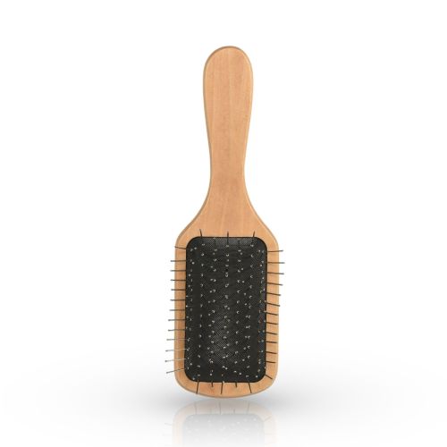 wholesale exquisite airbag comb brush lotus wood comb solid wood wig steel comb small square plate airbag small large plate comb