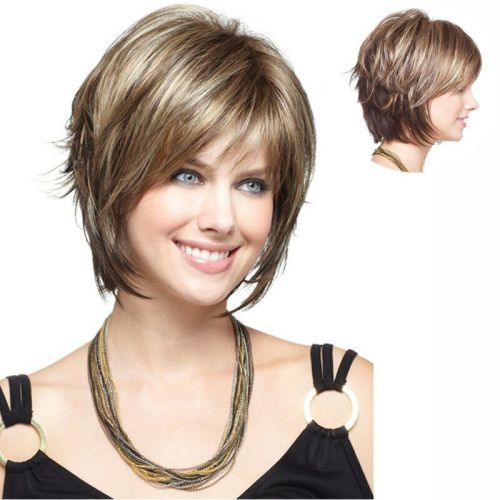 european and american fashion wig women‘s short straight hair amazon new product recommended chemical fiber silk headgear female mixed silk short straight hair wholesale