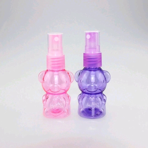 30ml Plastic Spray Bottle Cartoon Color Toner Subpackaging Plastic Bottle Portable Travel Cosmetics