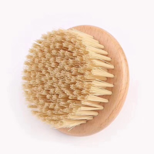 Factory Direct Beech round Handle Simple Modern Clothes Cleaning Brush Daily Use Clothes Cleaning Brush