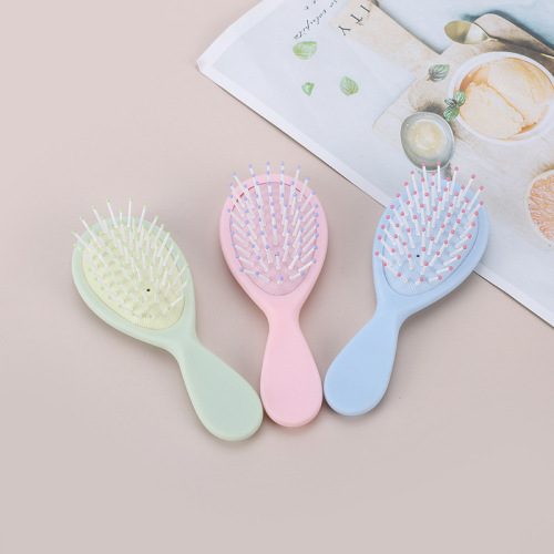 New Air Cushion Comb Simple Small Fresh Mini Tangle Teezer Home Hairdressing Straight Hair Modeling Massage Comb Factory Wholesale 