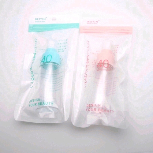 40Ml Plastic Spray Bottle Pet Transparent Plastic Spray Bottle Fine Mist Side Spray Cosmetic Water Spray Bottle