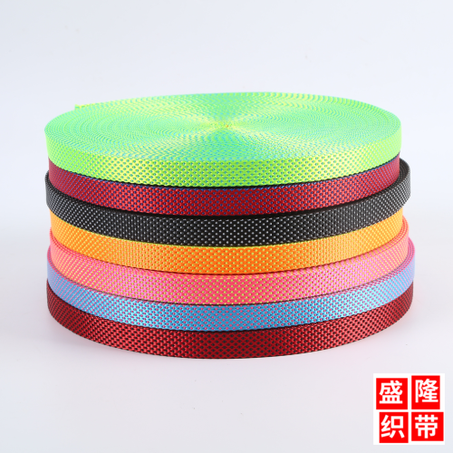 Shenglong Ribbon Honor Produced Two-Color Polyester Ribbon Intercolor Pet Traction Ribbon Clothing Accessories
