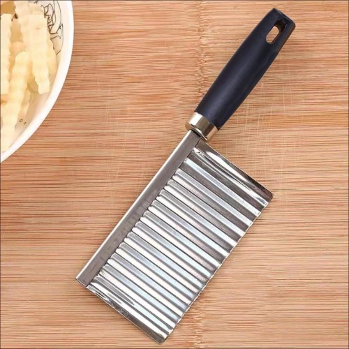 Wolf Tooth Stainless Steel Potato Knife Corrugated wave Knife Kitchen Household Vegetable Cutting Fancy Chips Potato Cutting Knife
