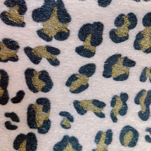 Leopard Print Horse Hair for Bags Cosmetic Bag Handbag Crossbody Bag Ornament Crafts Hairband Decoration Barrettes Material