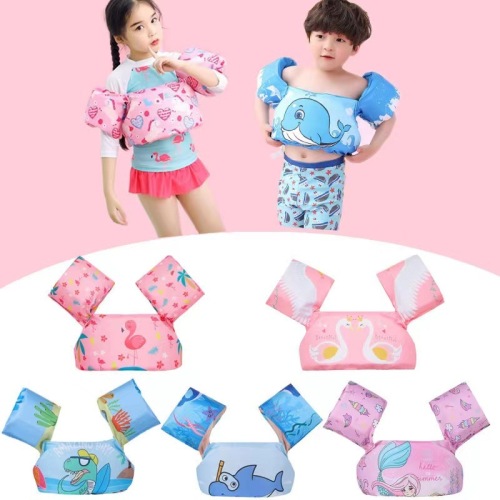 Cartoon Toddler Swimming Arm Ring Floating Ring Swimming Ring Life Jacket Baby Water Sleeve Buoyancy Vest Swimming Equipment