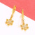 Xuping Jewelry Snowflake Inlaid Zirconium Earrings Eardrops Summer Fashionable Earrings Wholesale European and American Fashion Cool Ear Clip