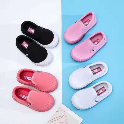 Simple and Comfortable Cloth Shoes Boys‘ Shoes Fashionable Low-Top Breathable Spring Canvas Shoes Slip-on Loafers All-Match Skate Shoes