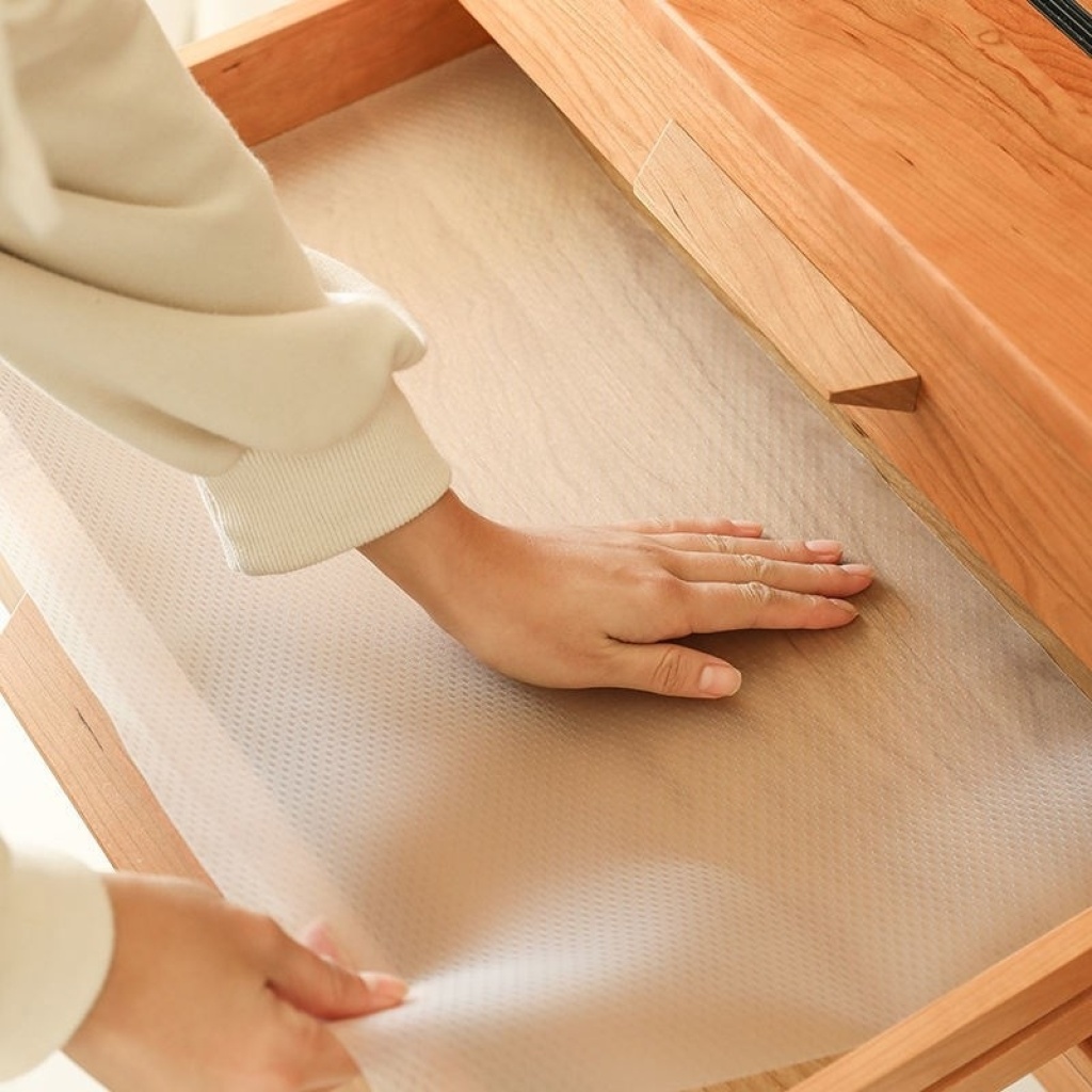 日本抽屉垫纸橱柜防水防潮垫厨房防油柜子衣柜贴纸鞋柜防脏垫台面详情3