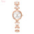 Jinmiou Lucky Star Bracelet Watch Women's Korean-Style Ins Stretch Buckle Light Luxury Rose Gold Stone British Watch K6352s