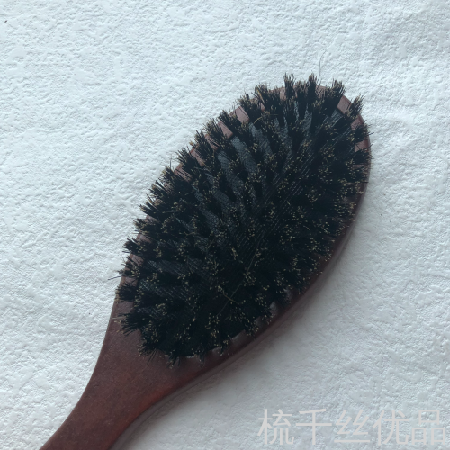 wooden comb brush airbag comb pure bristle comb can be used for modeling hair along the wood comb anti-static