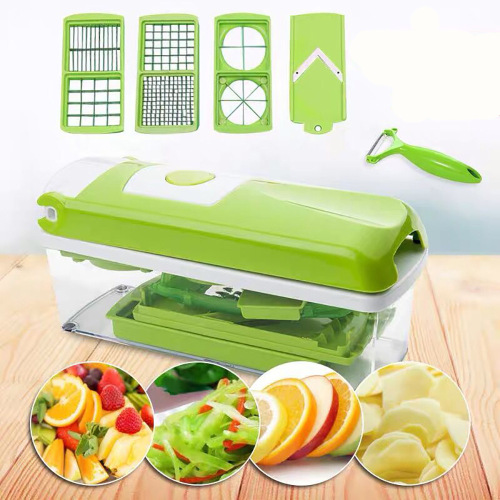 multi-function vegetable cutter kitchen gadget 12-piece shredder household slicer potato grater