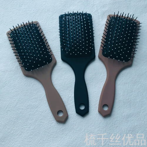 Styling Comb Household Large Plate Comb Hair Inner Buckle Hair Style with Diamond Decoration Atmospheric Anti-Static Internet Celebrity Air Cushion Comb 