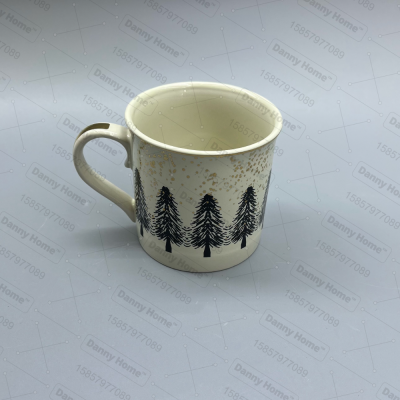 Cup Ceramic Cup Mug Christmas Cup Christmas Series Set Milk Cup Breakfast Cup Oat Cup