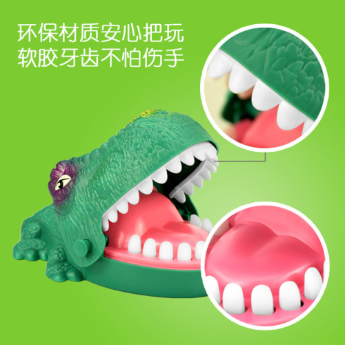 New Style Hand-Biting Dinosaur Parent-Child Interaction Toys Desktop Whole-Person Game Toy Whole-Person Toy Hand-Biting Dinosaur