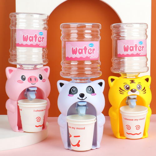 simulation mini fun water dispenser electric sound and light simulation play house beverage machine baby kitchen toys