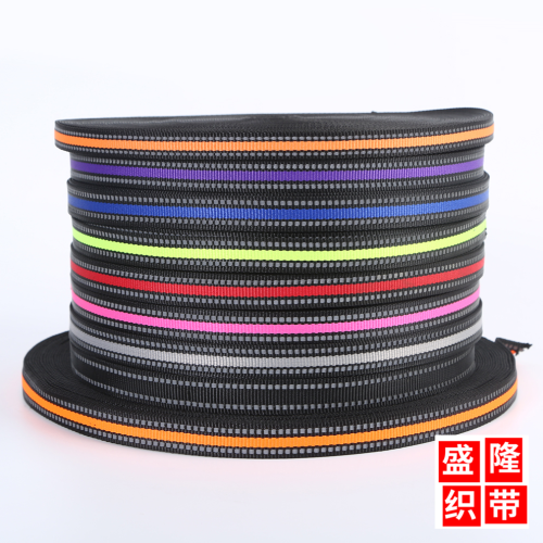 webbing factory in stock supply 2cm wide imitation nylon reflective woven tape dog leash strap reflective pet hand holding rope
