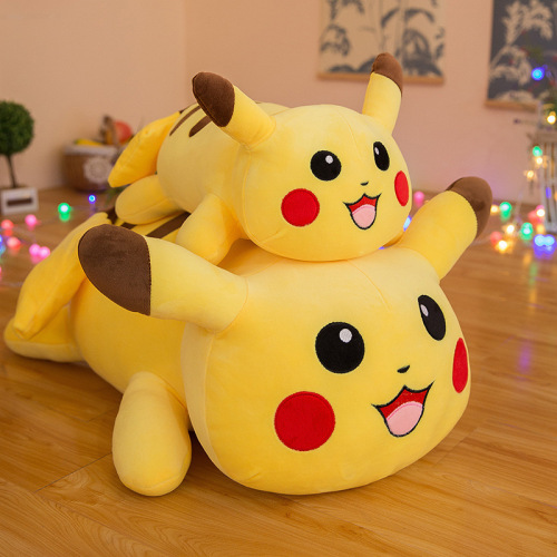 factory wholesale soft pikachu plush toy pillow bikachu cartoon doll creative birthday gift