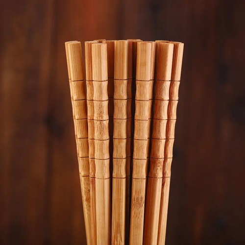 by Set Price 24cm Bamboo Chopsticks 10 Pairs Per Set Household Paint-Free Wax-Free Pack Bamboo Chopsticks Household Hotel Chopsticks Sets