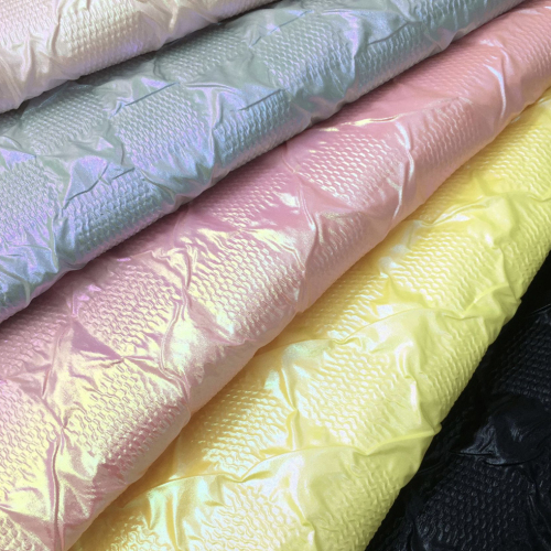 New Gilding Magic Color Bubble Windbreaker Fabric Gradient Dream Color Sparkling Gilding Cotton-Padded Coat Shoe Bag Hat Pillow Fabric