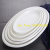 Strip Fish Dish Thick Edge Fish Dish White Plate Ceramic Plate