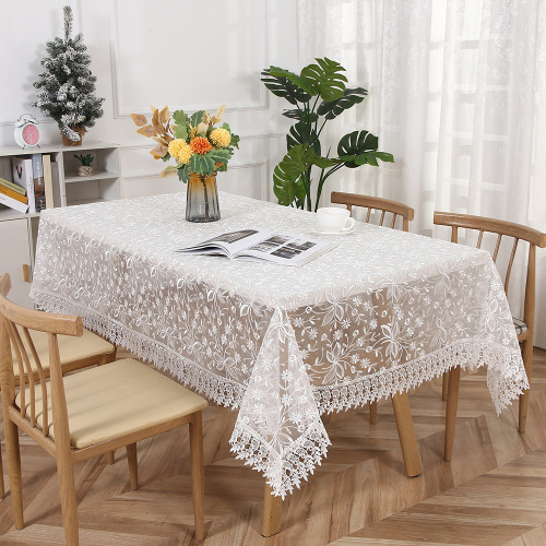 Simple Embroidery Tablecloth， Table Cloth， Table Runner， Placemat Coffee Table Cloth， Dustproof Heat Proof Mat