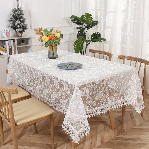 fresh embroidered tablecloth， table cloth， table runner， placemat coffee table cloth， dust-proof insulation pad