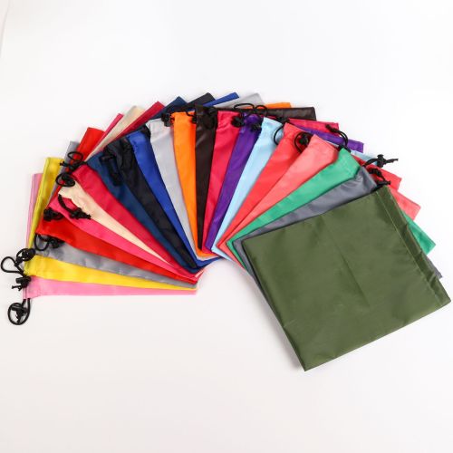 manufacturers round dustproof polyester drawstring pocket clothing shopping drawstring bag waterproof nylon drawstring bag customization