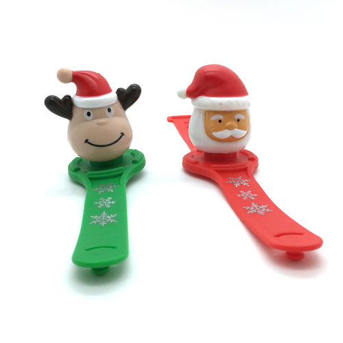 Cross-Border Fun Retractable Christmas Watch Children Christmas Old Man Hand Strap Pull Tube Pressure Reduction Toy