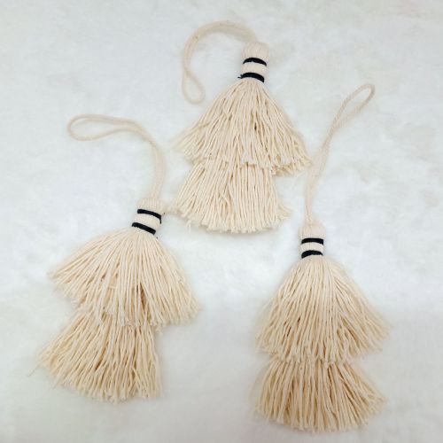 Cotton Thread Double-Layered Tassel Accessories Tassel Acrylic/Polyester Wool Cashmere Tassel Bag Pillow Decoration