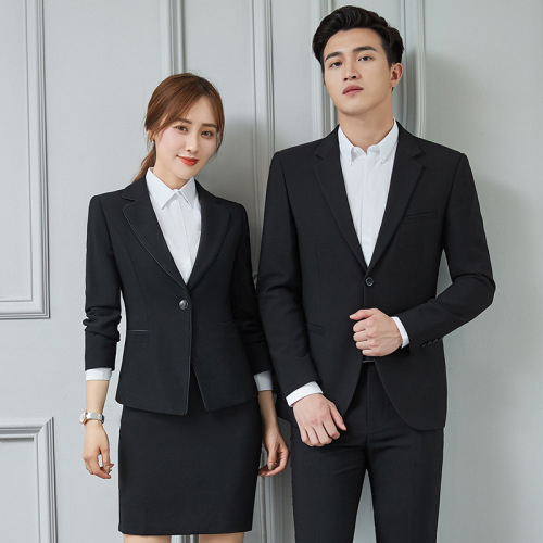 New Business Suit Suit Men‘s and Women‘s Same Suit Men‘s Two-Piece Suit Formal Business Suit Interview Ol Overalls