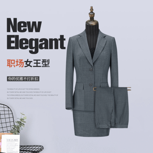 fashion professional lady suit casual wool fan business suit women‘s suit office overalls two-piece suit fashion