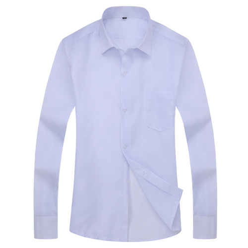 Factory Direct Men‘s Shirt Slim Fit Business Spring and Autumn White Shirt Men‘s Long Sleeve Business Wear Universal Disposable