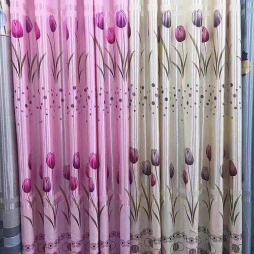 Fresh and Beautiful Multi-Color Variety of More than Flower Printed Shading Bedroom Living Room Universal Beautiful Curtain Factory Wholesale