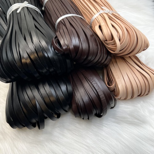 spot goods 8x2 flat cowhide string 10 x2 square leather leather rope diy ornament accessories clothing accessories