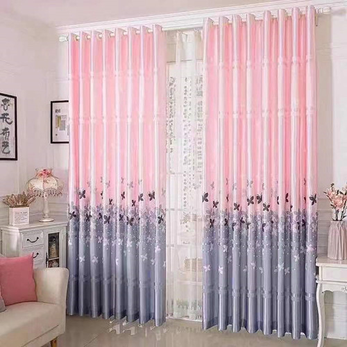 Fresh and Beautiful Multi-Color Multi-Pattern Printing Shading Bedroom Living Room Universal Beautiful Curtain Factory Wholesale