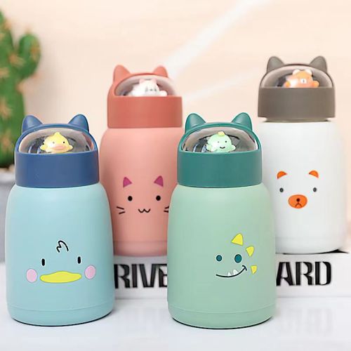 Cute Pet and Animal Water Cup Korean Style Student Cute Animal Water Cup Creative Gift Portable Handy Glass