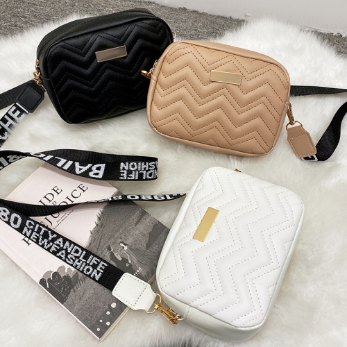 Embroidered Small Square Bag Bags2022 Korean Style Niche Fashion Handbags Classic Box Shoulder Strap Printed Crossbody Pouch