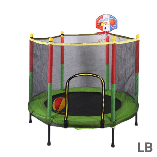 Trampoline Home Children Indoor Children Baby Jumping Bed Rubbing Bed Family Small Protective Net Bouncing Bed Toys