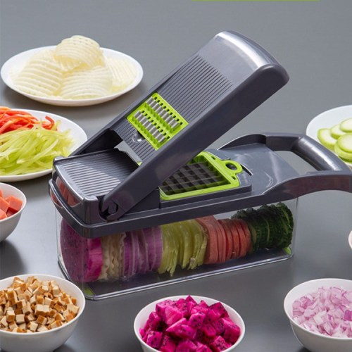 Kitchen Household Dicing Grater Slicer Potato Cucumber Wire Cutter Multi-Function Shredder Chopping Artifact 
