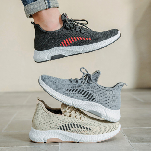 shoes men‘s summer new sports shoes casual breathable flyknit men‘s jogging cross-border foreign trade men‘s shoes factory wholesale