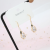 925 Silver Needle French High-Grade Geometric Square Tassel Earrings Female Online Influencer Personalized Eardrops Fashion Generous Earrings